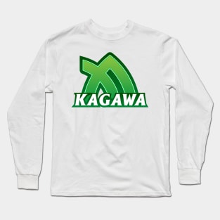 Kagawa Prefecture Japanese Symbol Long Sleeve T-Shirt